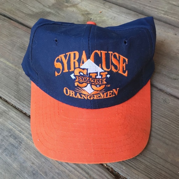 Vintage 90s SYRACUSE ORANGEMEN Signature Cap Hat - Picture 5 of 5